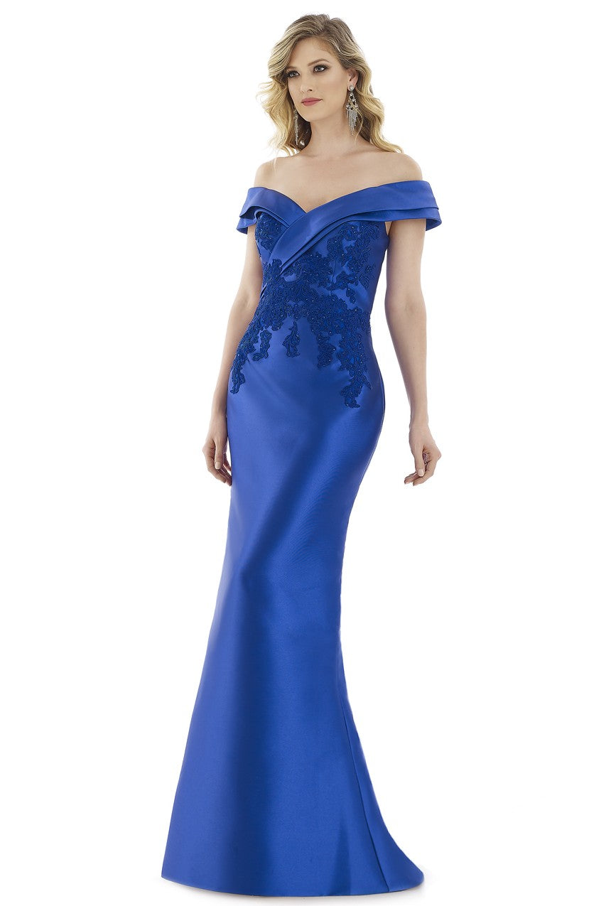 Gia Franco - 12005 Tiered Off-Shoulder Lace Appliqued Dress Special Occasion Dress