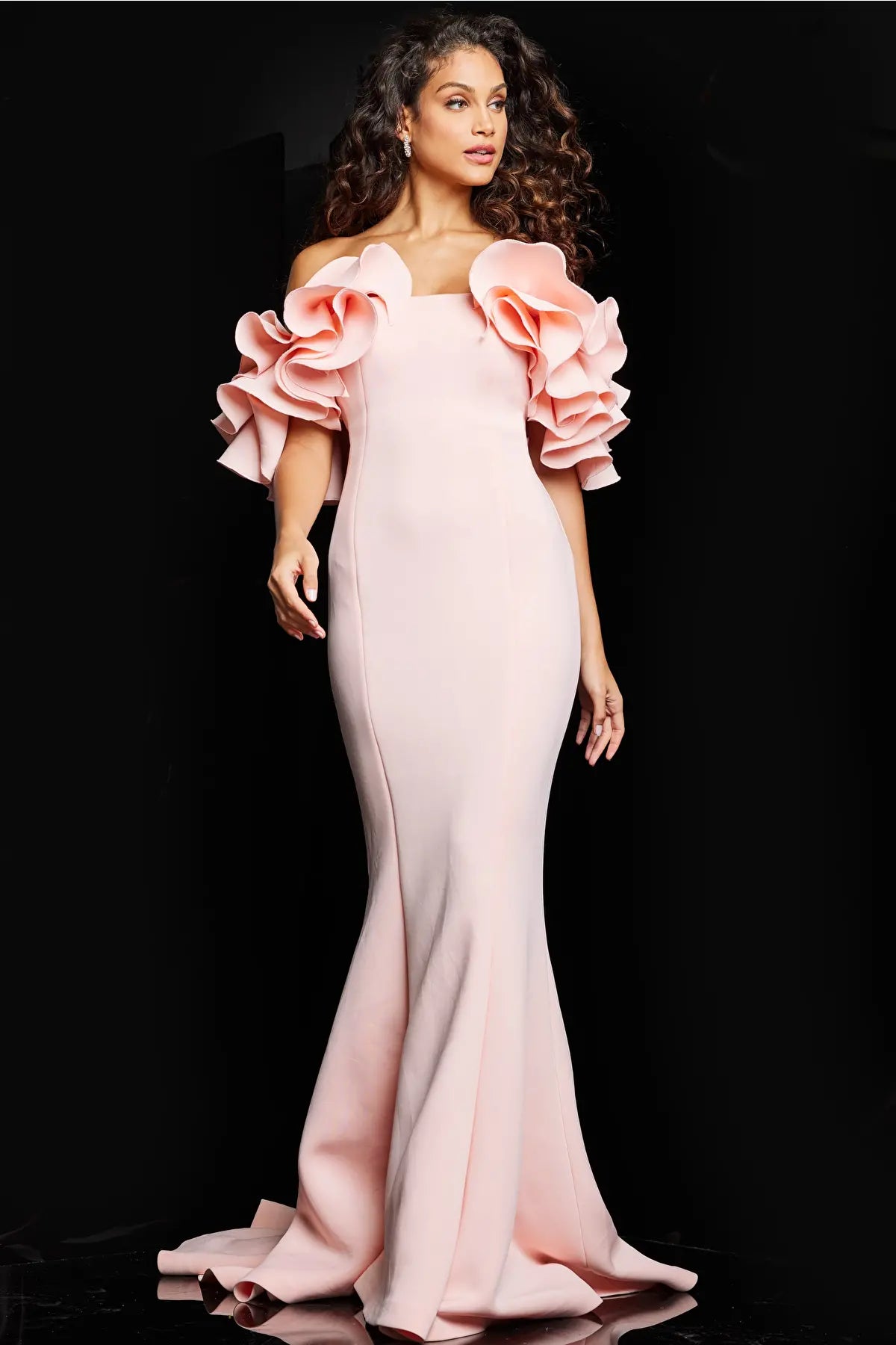Jovani 24280 - Off Shoulder Dress