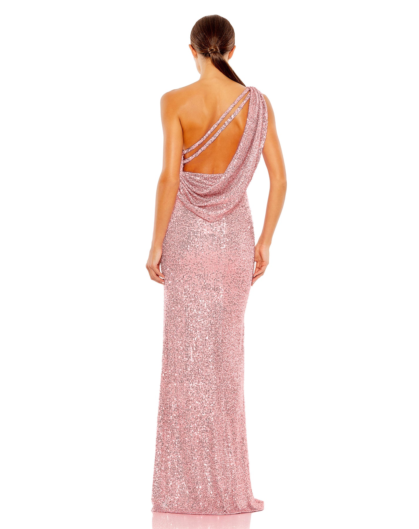 Ieena Duggal 26990 - Sequined Sheath Prom Gown