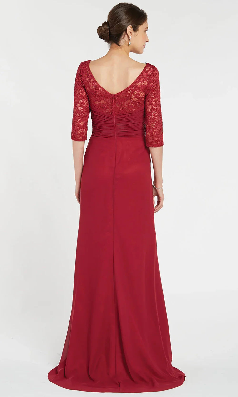 Alyce Paris 27234 - Lace Three-Quarter Sleeve Formal Gown Mother of the Bride Dresses