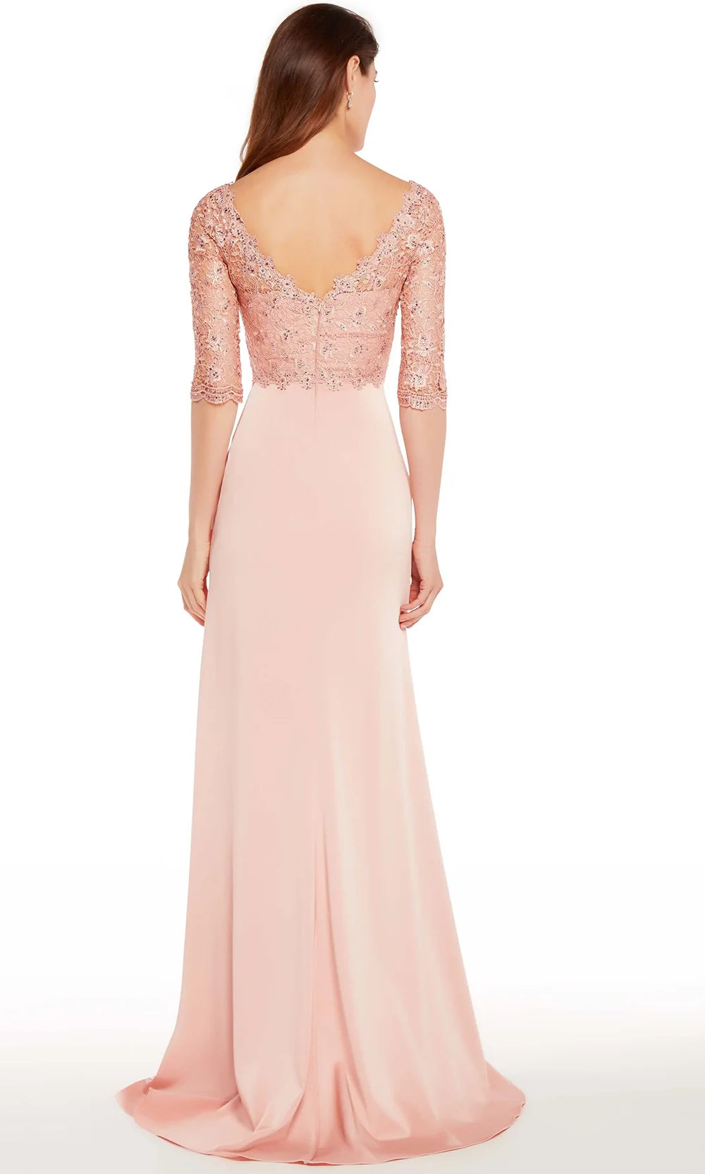 Alyce Paris 27242 - Lace Bodice Draped Formal Gown Mother of the Bride Dresses