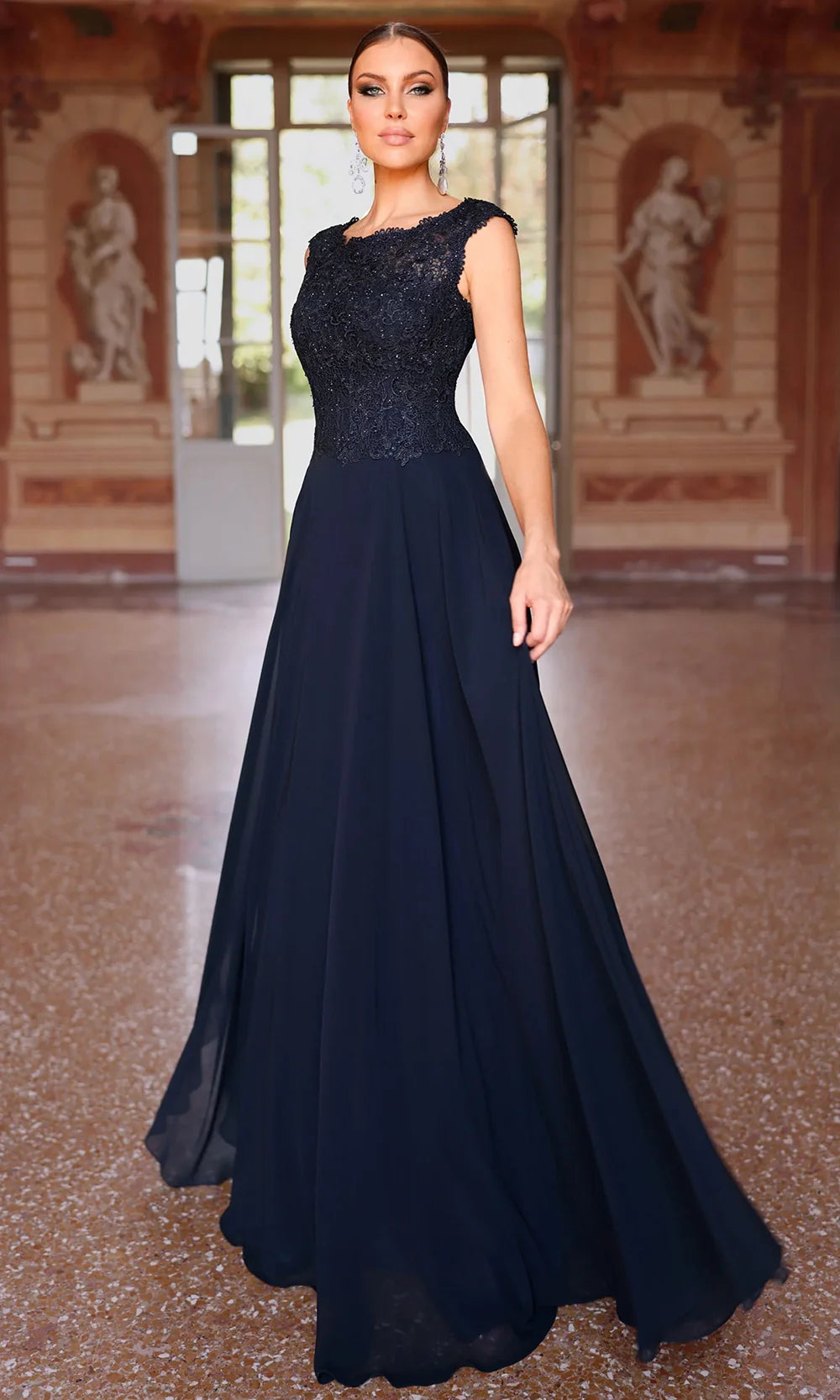 Alyce Paris 27504 - Long A-line Gown with Embroidery Mother of the Bride Dresses