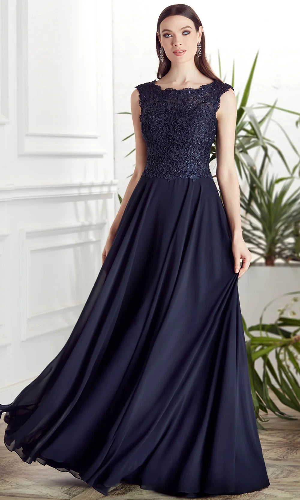 Alyce Paris 27504 - Long A-line Gown with Embroidery Mother of the Bride Dresses