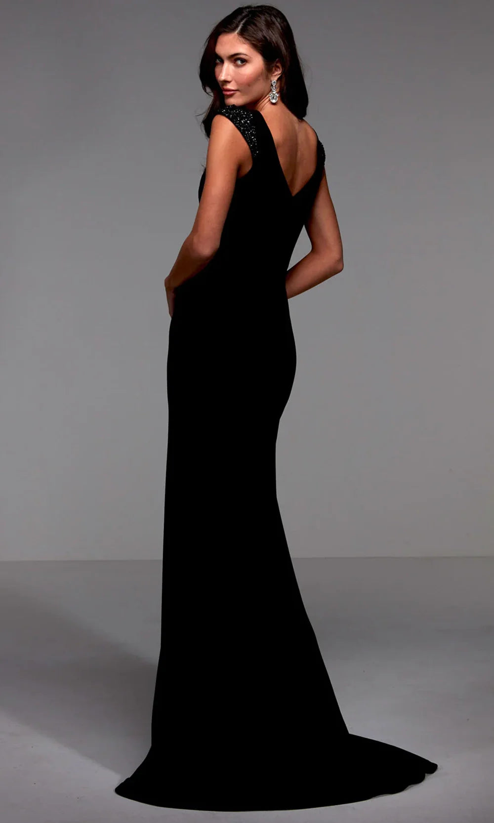 Alyce Paris 27539 - Embellished Sleeve Bateau Neck Evening Dress Formal Gowns