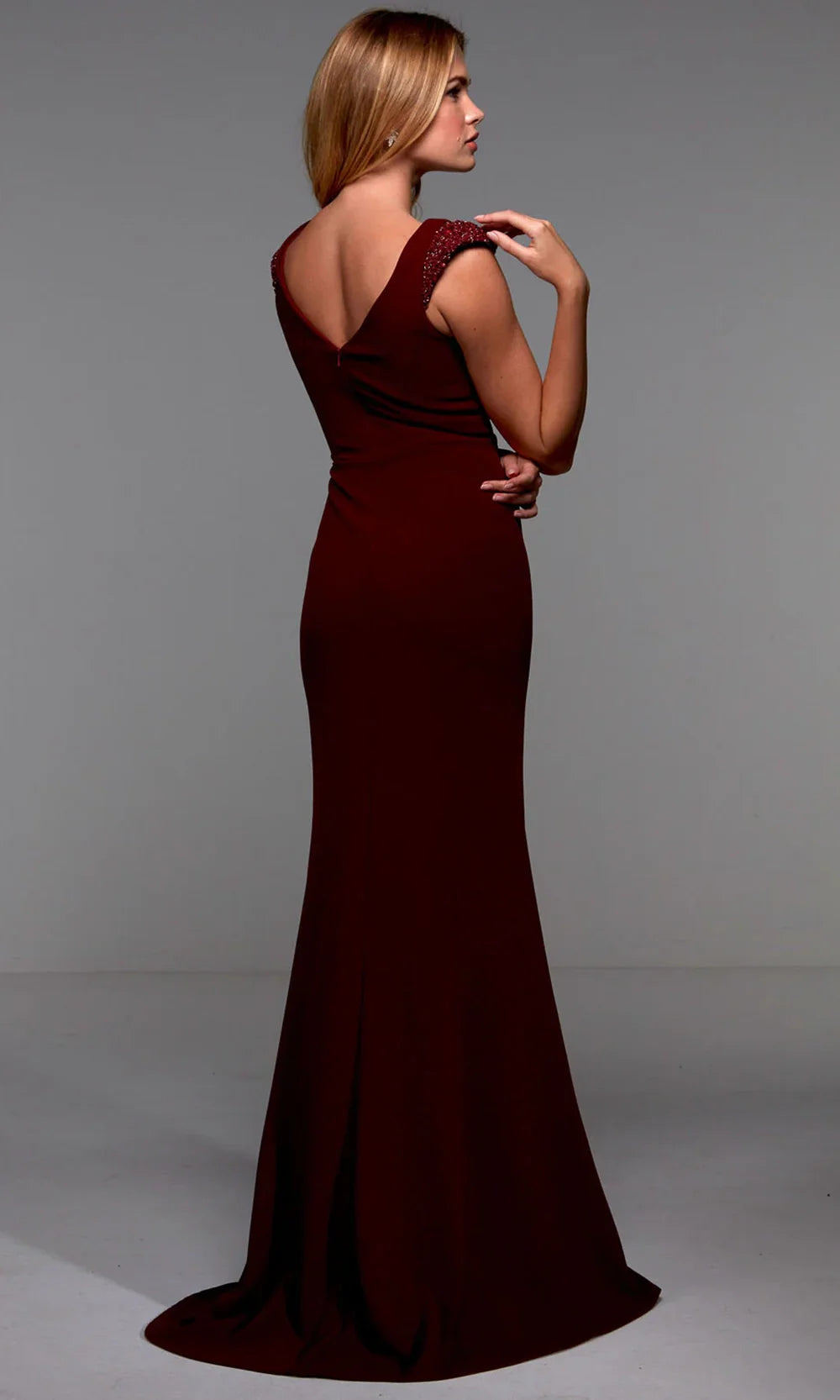 Alyce Paris 27539 - Embellished Sleeve Bateau Neck Evening Dress Formal Gowns