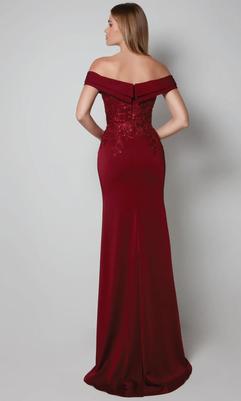 Alyce Paris 27571 - Fitted Formal Gown with Lace Detail Formal Gowns
