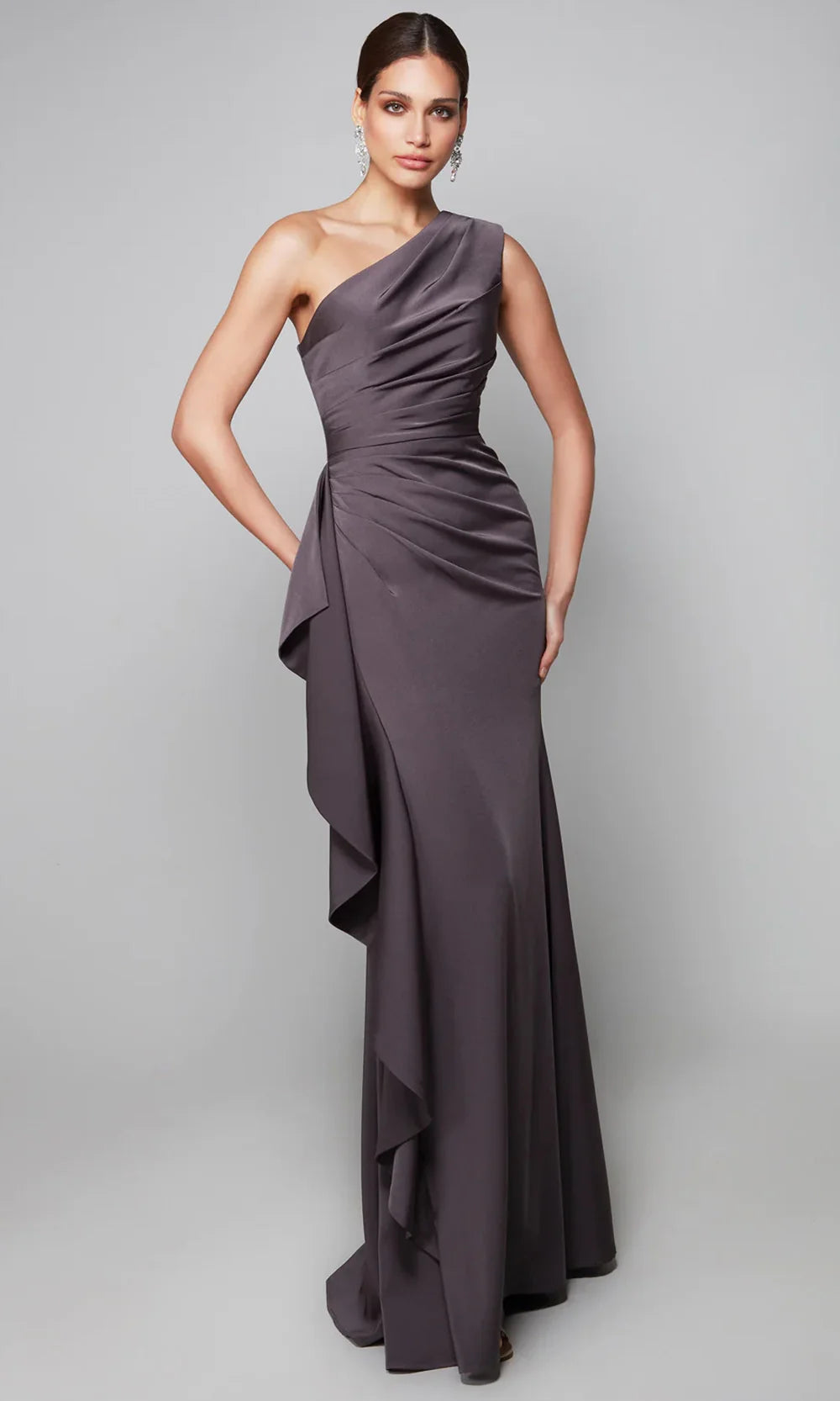 Alyce Paris 27624 - Long Stretch Crepe Sheath Dress