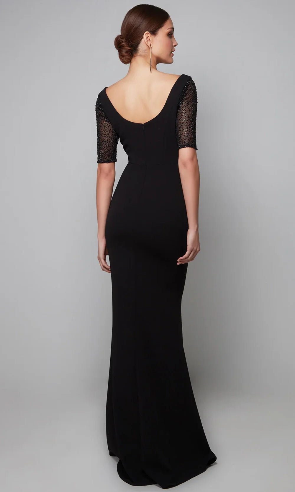 Alyce Paris 27628 - Sleek Scoop Neck Long Formal Dress Mother of the Bride Dresses