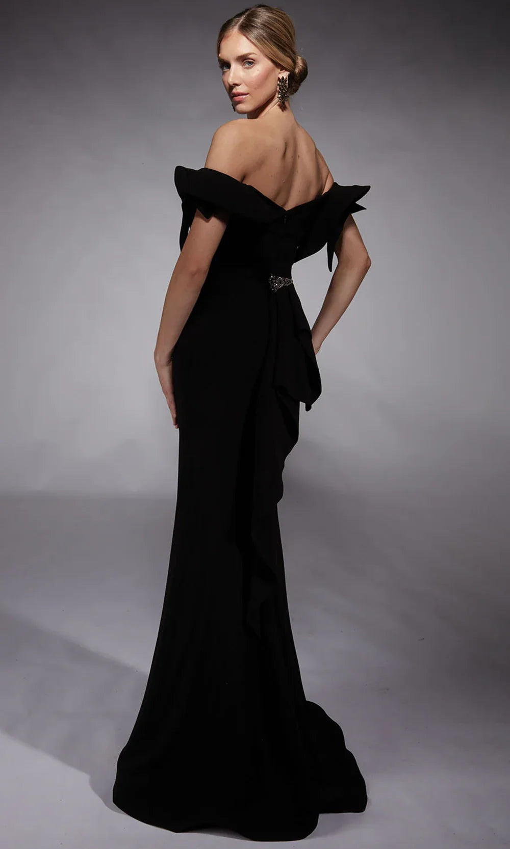 Alyce Paris 27713 - Ruffled Sleeve Plunging Sweetheart Dress Formal Gowns