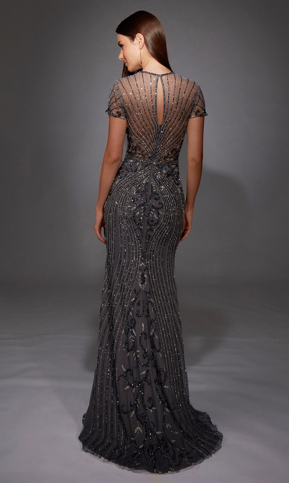 Alyce Paris 27823 - Jewel Neck Beaded Gown with Cutout Formal Gowns