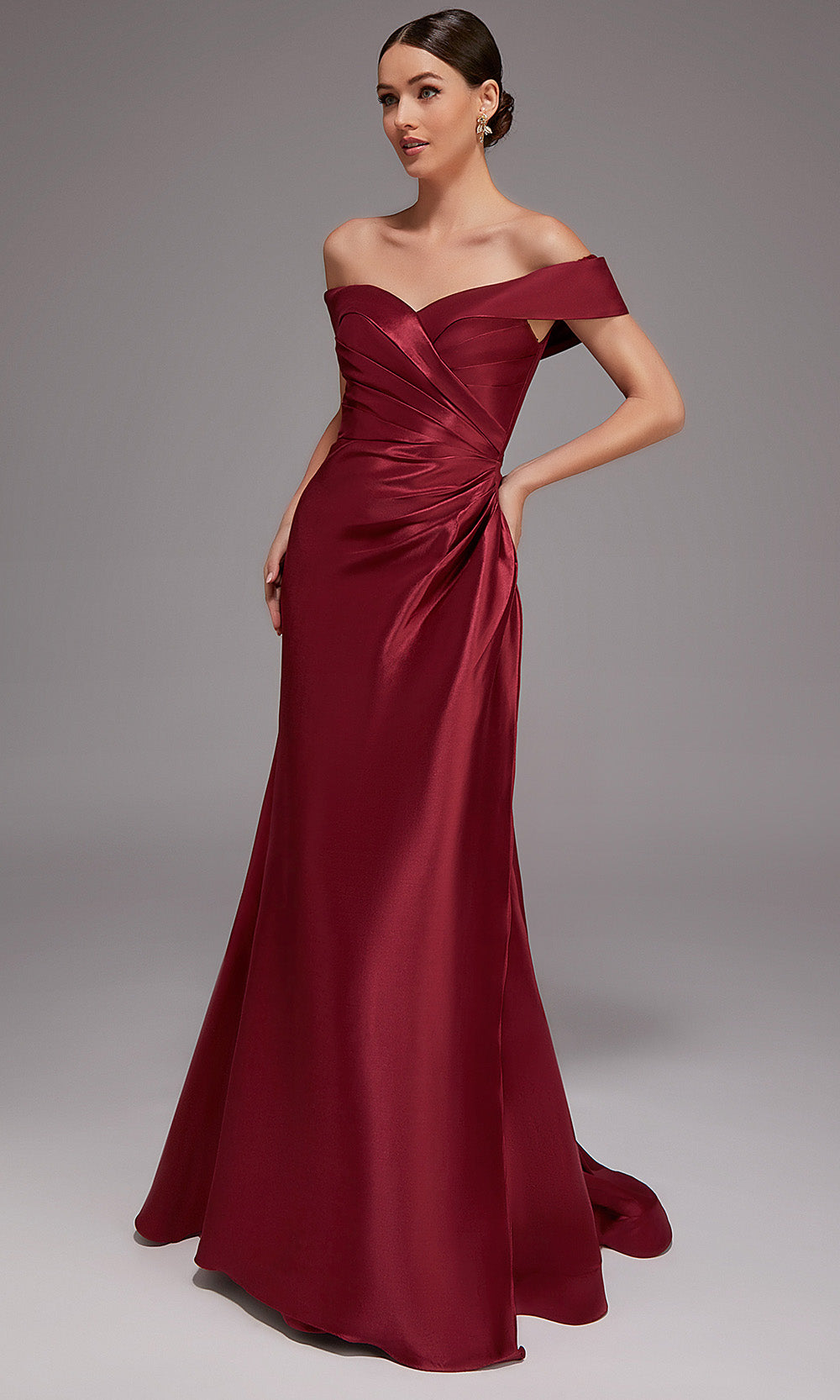 Alyce Paris 27857 - Long Stretch Mikado Sheath Dress