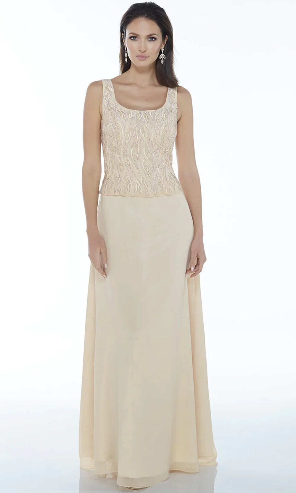Alyce Paris 29953 - Beaded Scoop Neckline Gown with Jacket Mother of the Bride Dresses