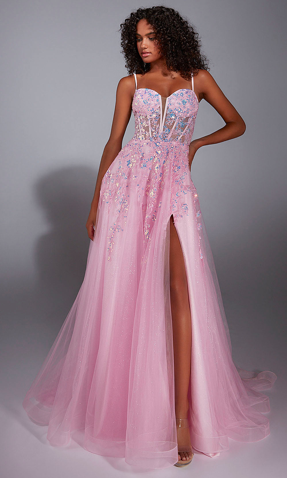 Aerie Couture 299 - Long Tulle/Lace/Pockets A-Line Dress