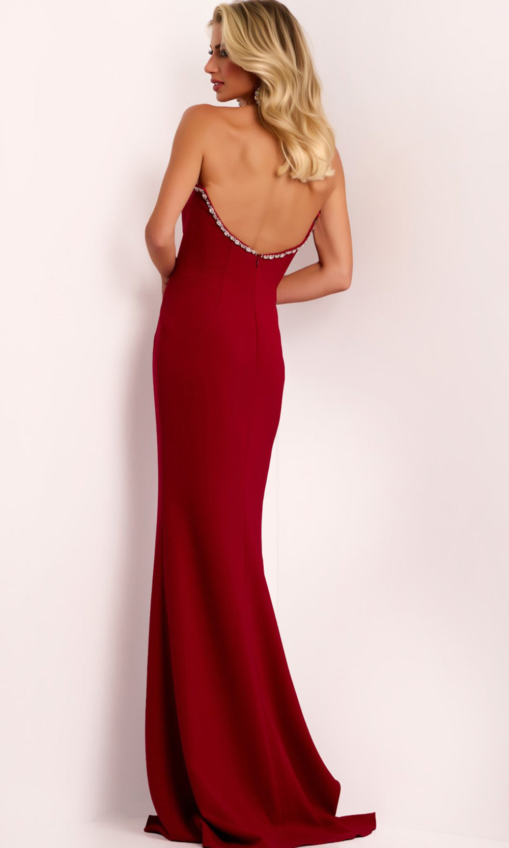 Jovani 44184 - Sheath Skirt Detachable Cape Gown Prom Dresses