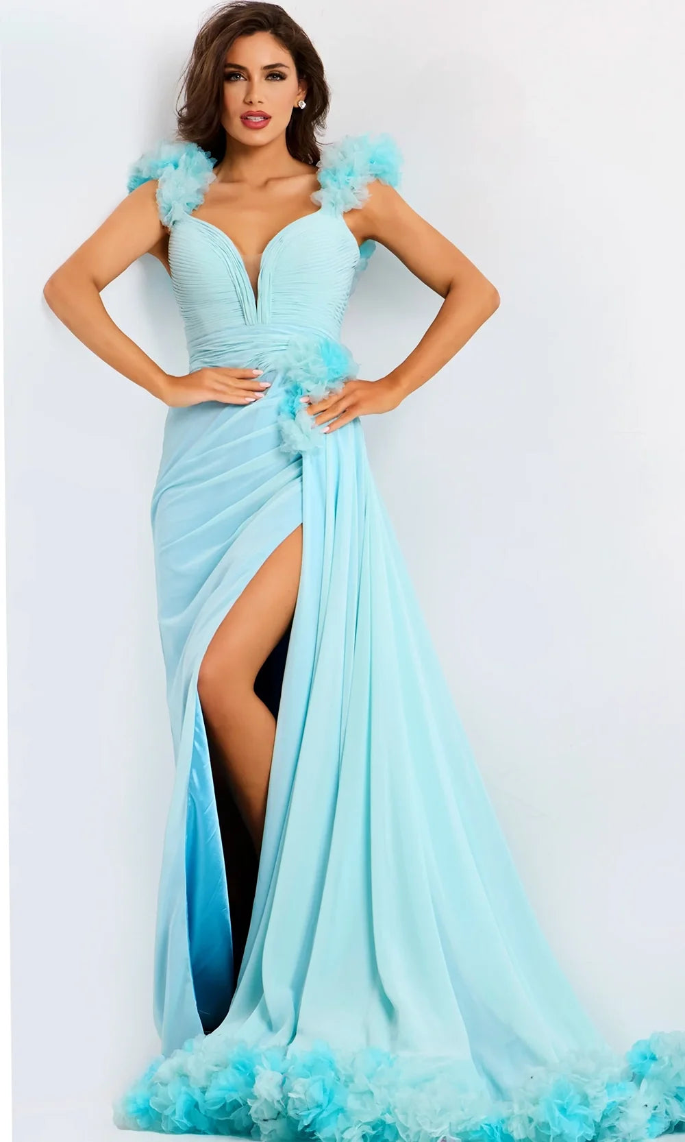 Jovani 44327 - Long Sheath Dress