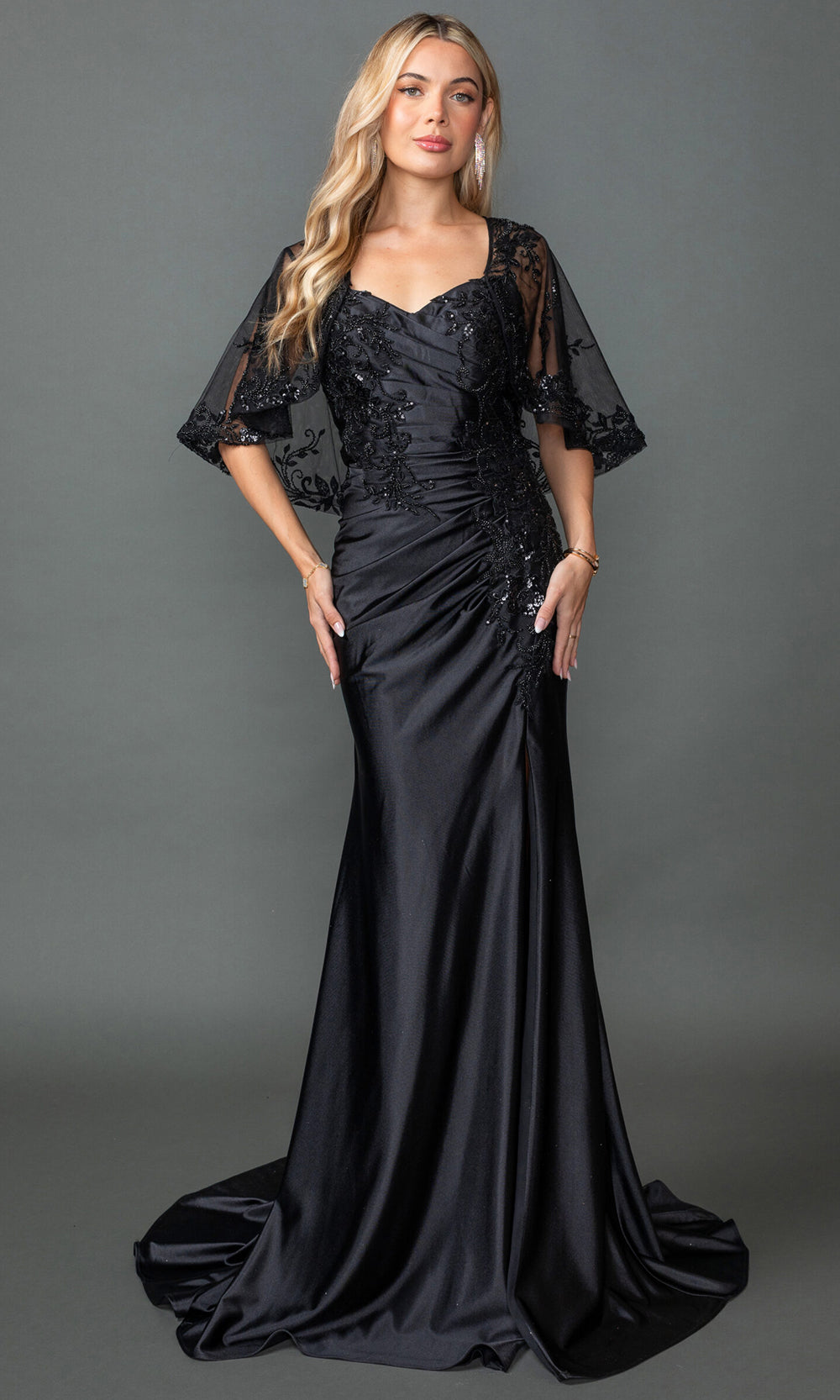 plus size corset formal dress Plus-Size Long Glitter Prom with Beaded Navy / 20 pink cocktail dresses near miami Length:LONG - 65