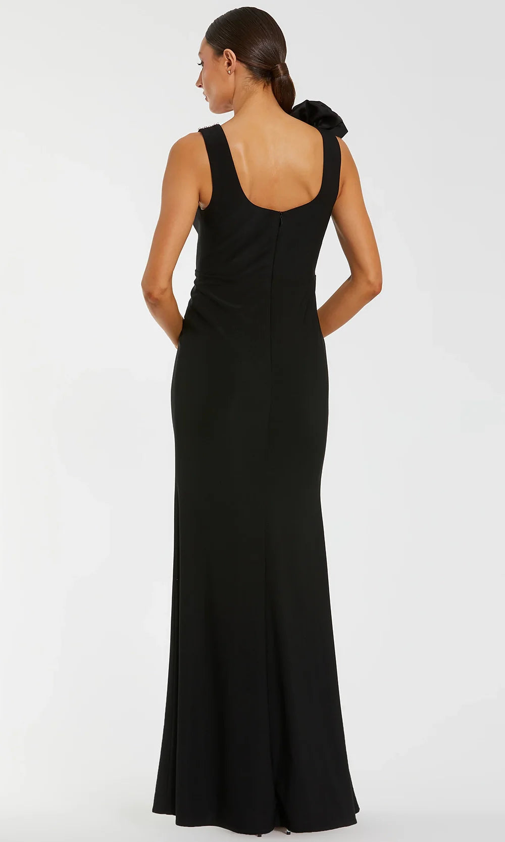 Ieena Duggal 50090 - Beaded Neckline Jersey Sheath Gown Prom Dresses