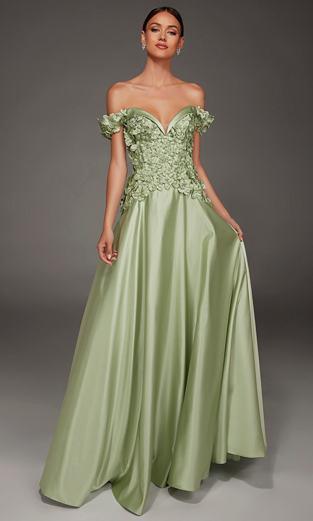 alyce paris green dress 55025 BEADED-DETAIL