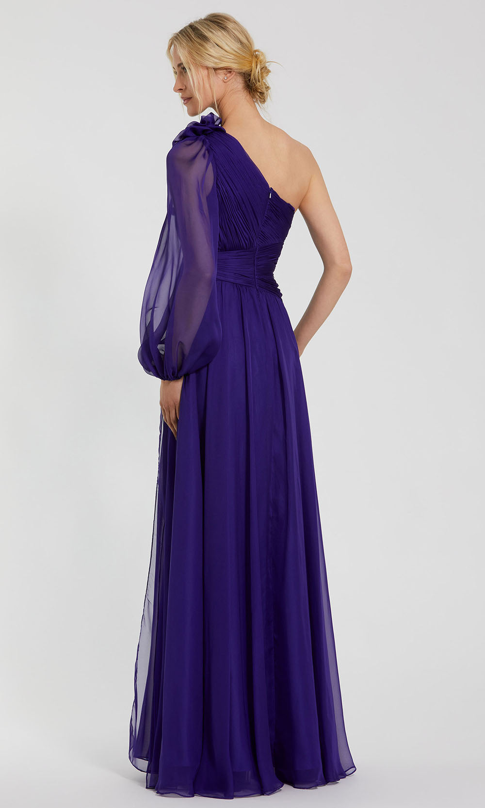 Ieena Duggal 56073 - Bishop Sleeve Ruched A-Line Gown Mother of the Bride Dresses