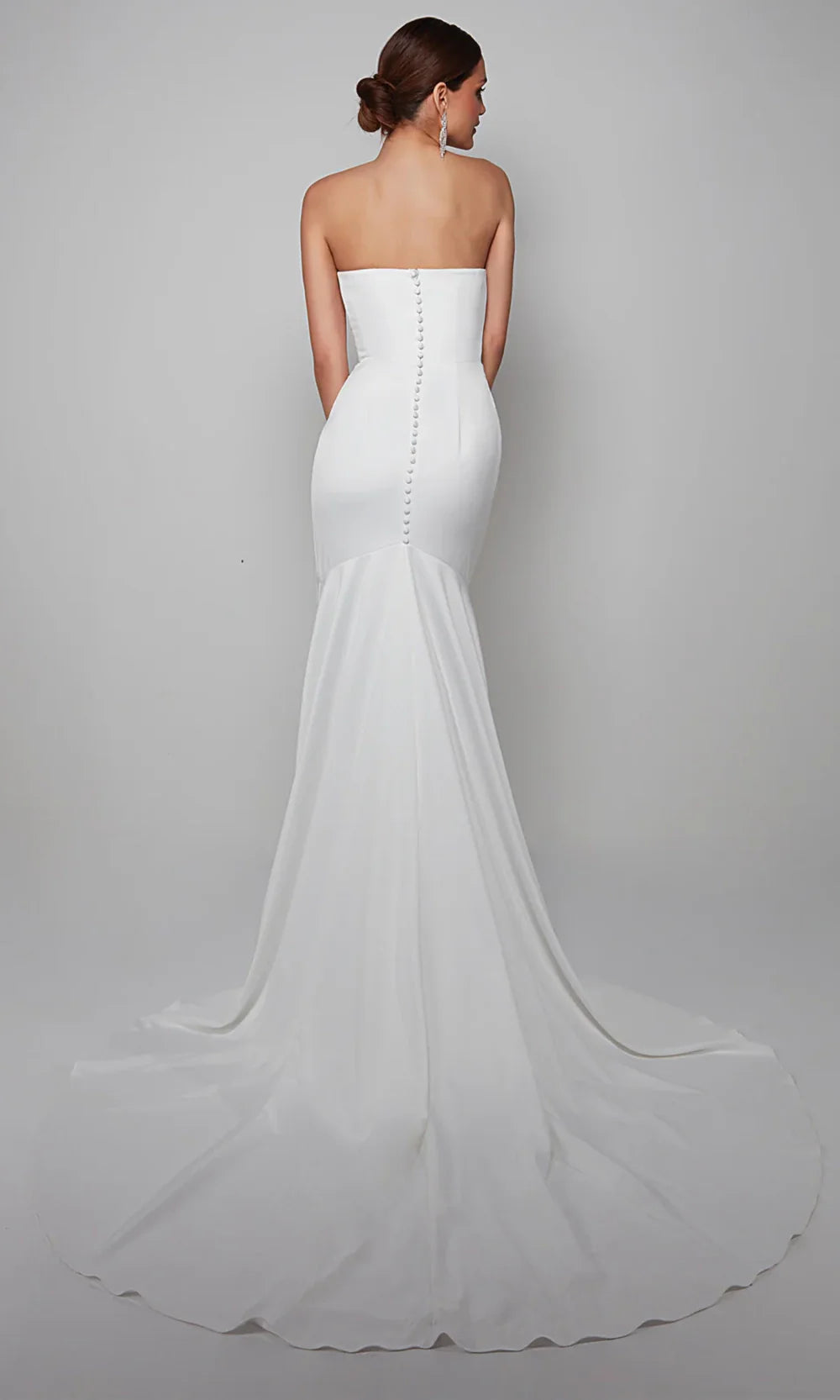 Alyce Paris 7057 - Elegant Sweetheart High Slit Bridal Gown Wedding Dresses