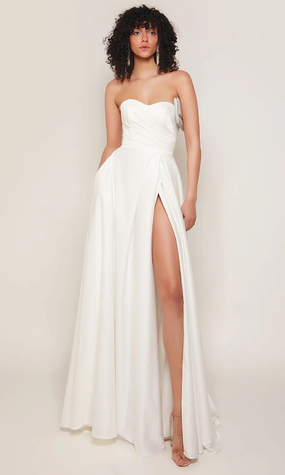 Alyce 7088 Prom Dress - Diamond White
