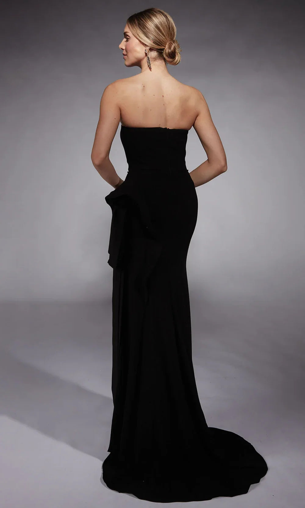 Alyce Paris 7114 - Asymmetric Sheath Dress with Draped Detail Evening Dresses