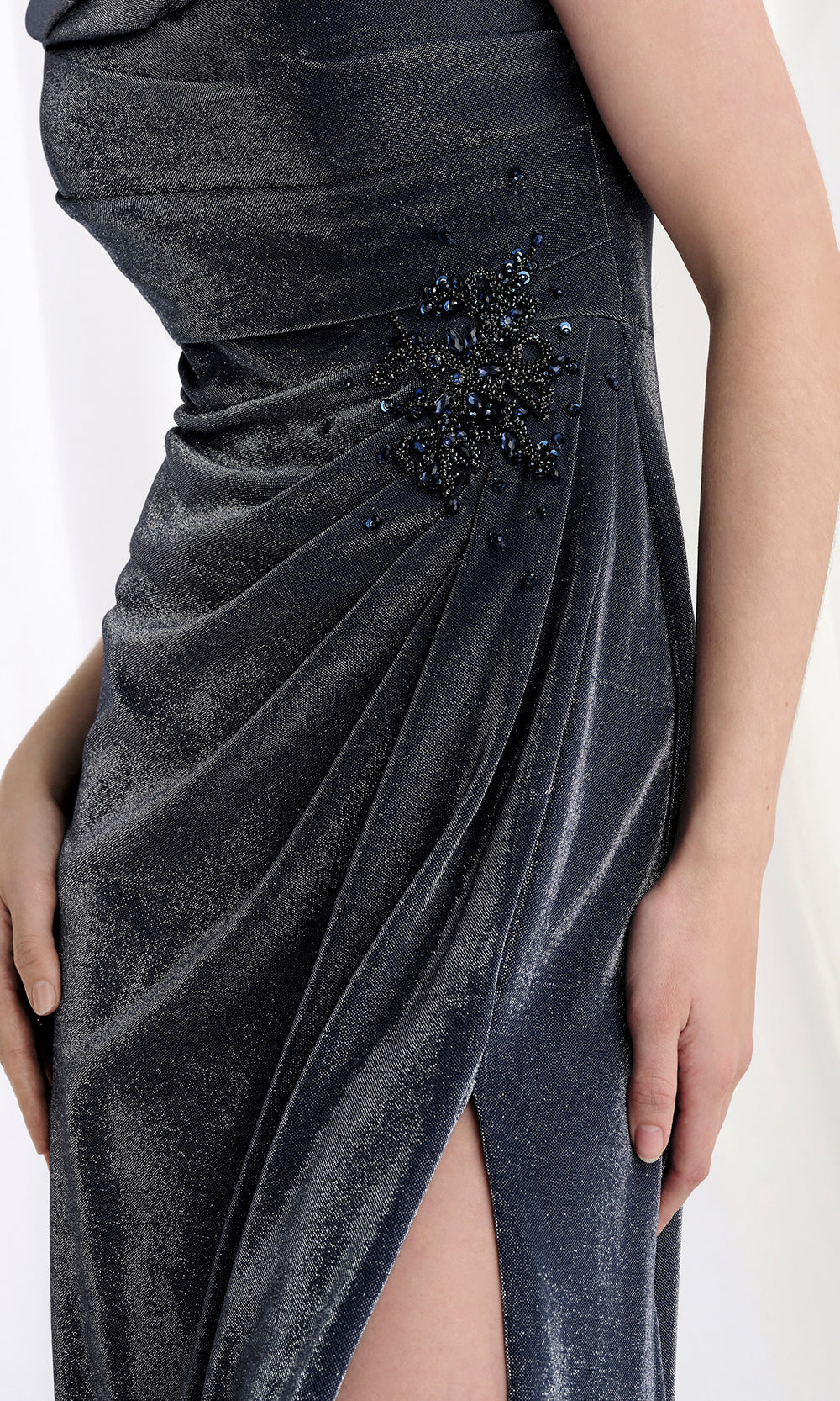 MGNY By Mori Lee 73152 - Cap Sleeve Ruched Evening Gown Mother of the Bride Dresses