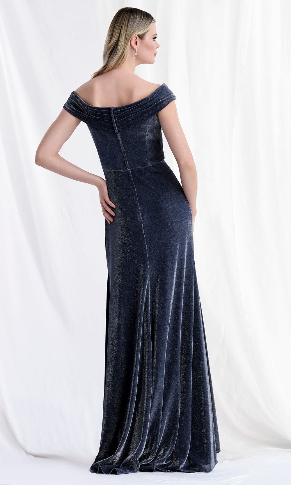 MGNY By Mori Lee 73152 - Cap Sleeve Ruched Evening Gown Mother of the Bride Dresses