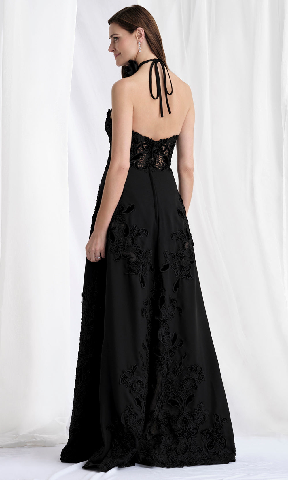 MGNY By Mori Lee 73159 - Sleeveless Halter Velvet Gown Mother of the Bride Dresses