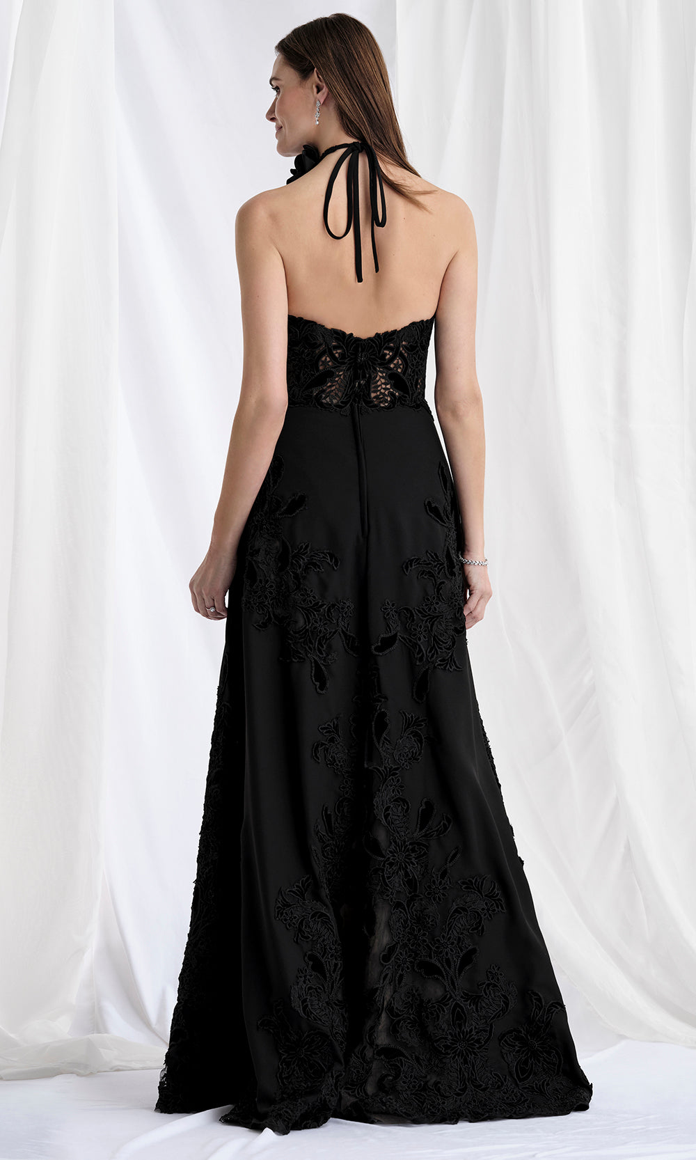 MGNY By Mori Lee 73159 - Sleeveless Halter Velvet Gown Mother of the Bride Dresses