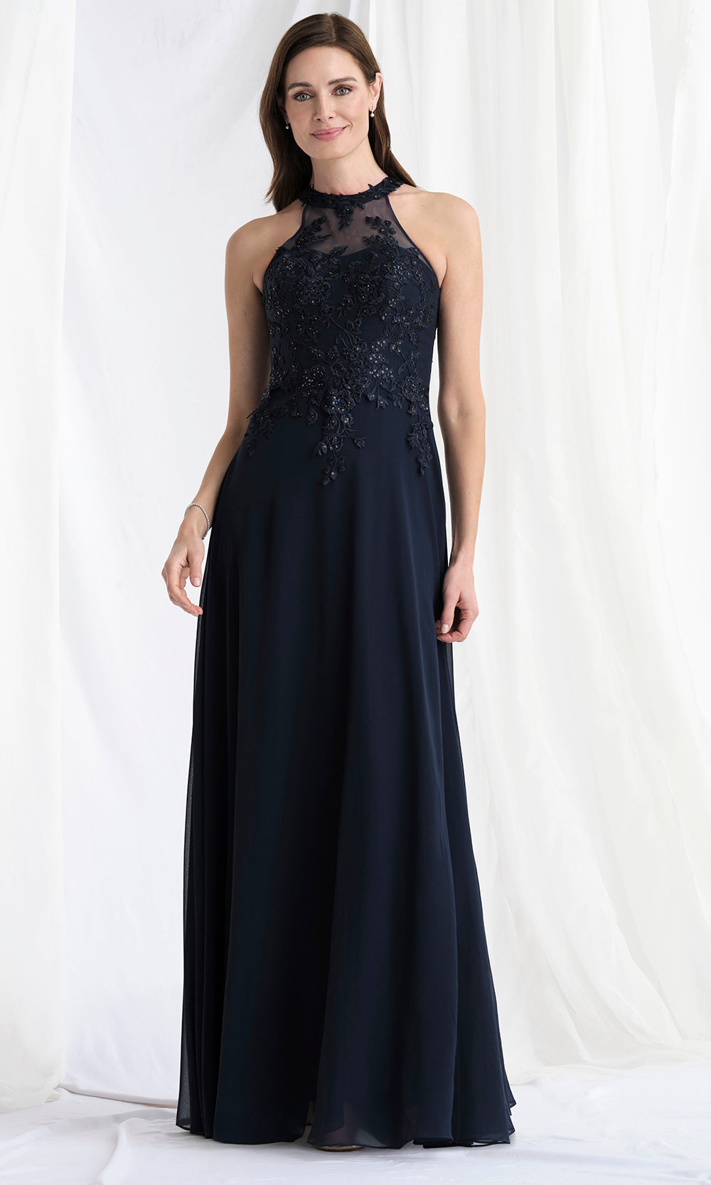 MGNY By Mori Lee 73177 - Embellished Chiffon A-Line Gown Mother of the Bride Dresses
