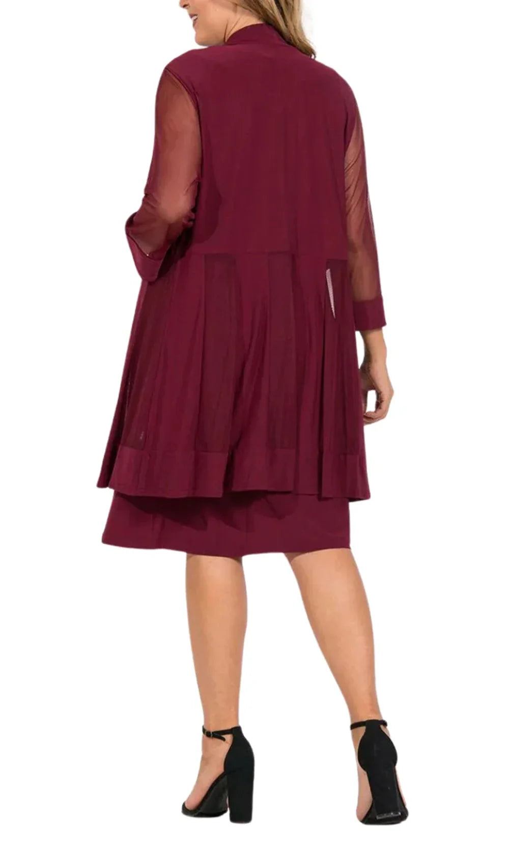 R&M Richards 8442W - Three-Quarter Sleeve Jacket Sheath Dress Cocktail Dresses