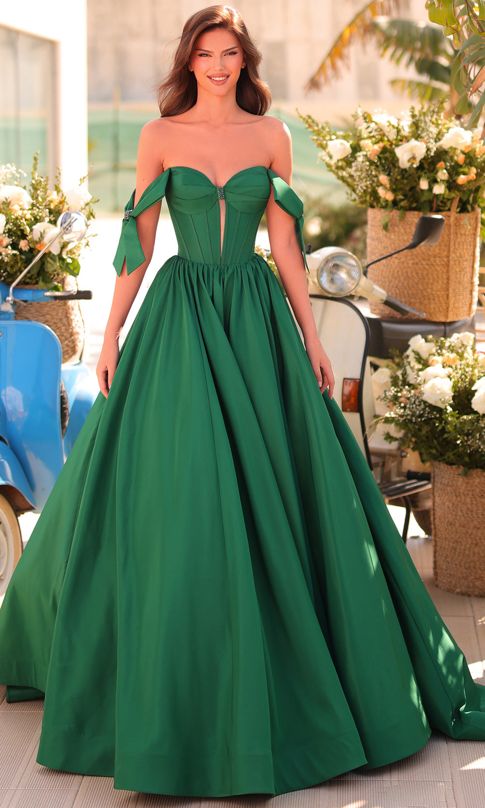 Amarra 88995 - Plunging Sweetheart Corset Prom Gown Prom Dresses