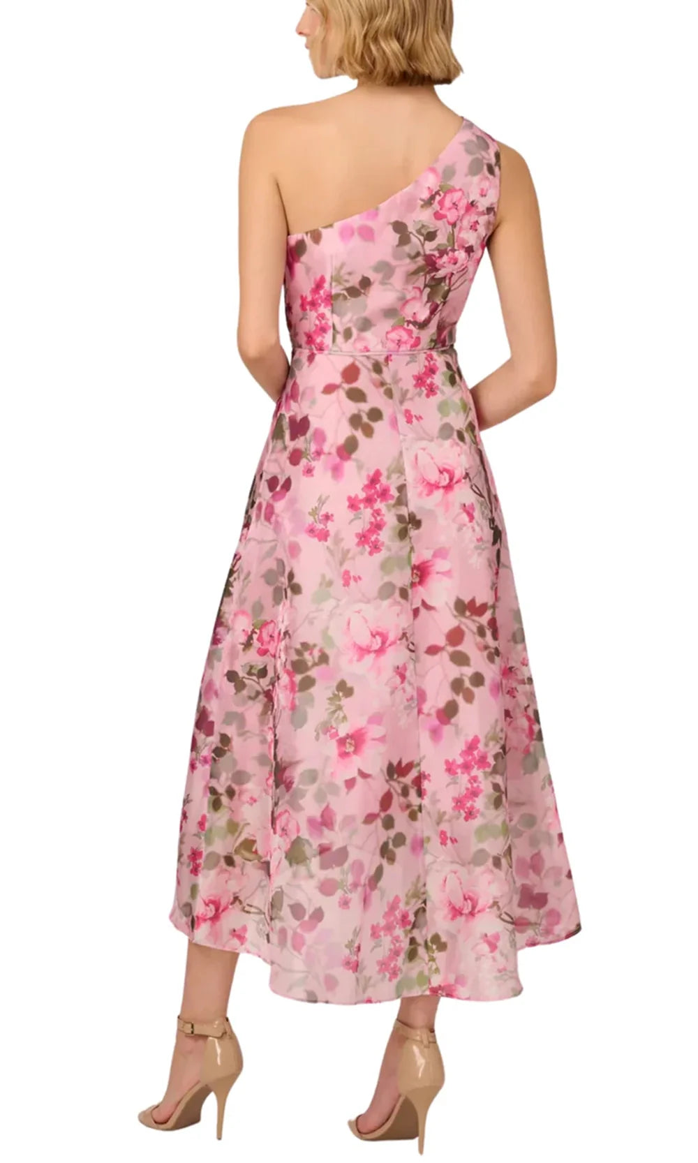 Adrianna Papell AP1E211259 - High Low Sleeveless Floral Dress Homecoming Dresses