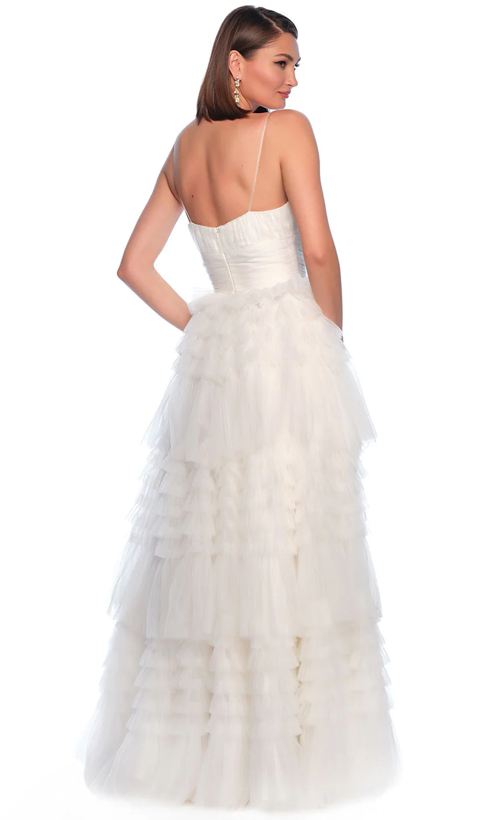 Dave & Johnny Bridal 11588 - Shirred A-Line Bridal Gown