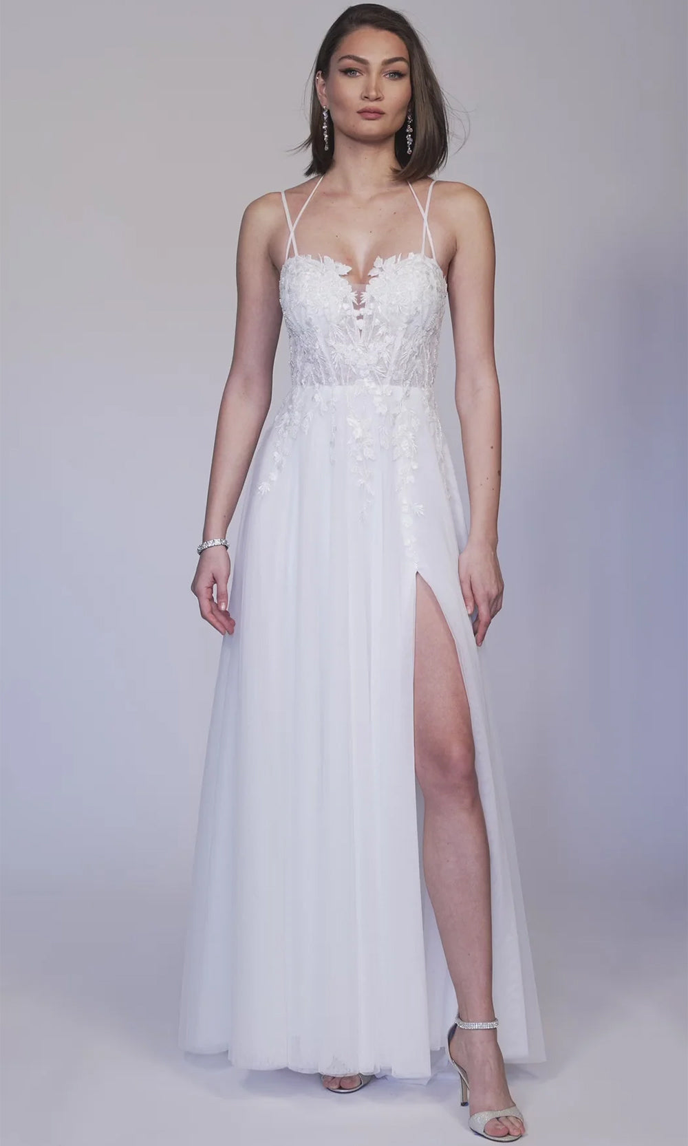 Dave & Johnny Bridal 11949 - Sweetheart Bodice Bridal Gown
