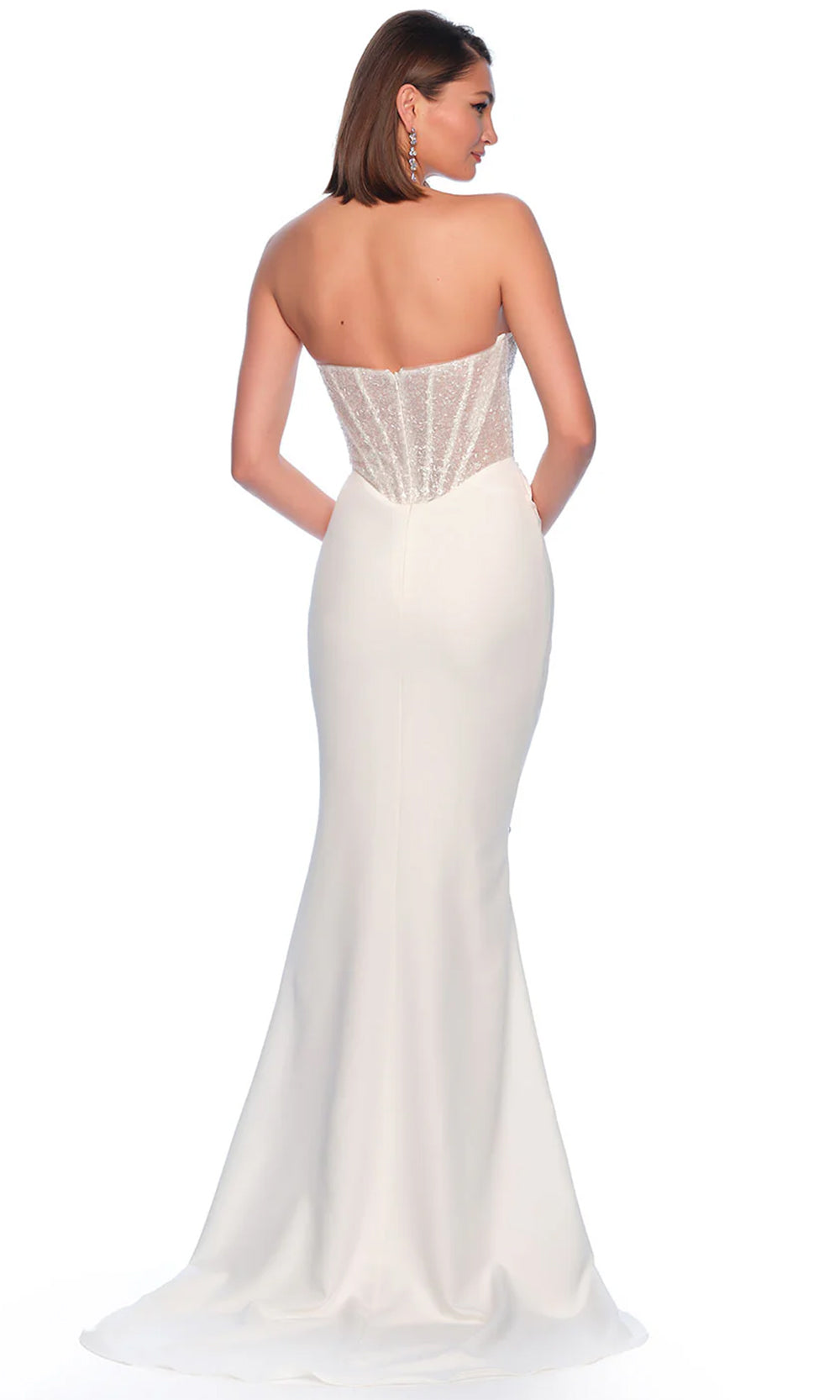 Dave & Johnny Bridal 11999 - Sequin Corset Bridal Gown