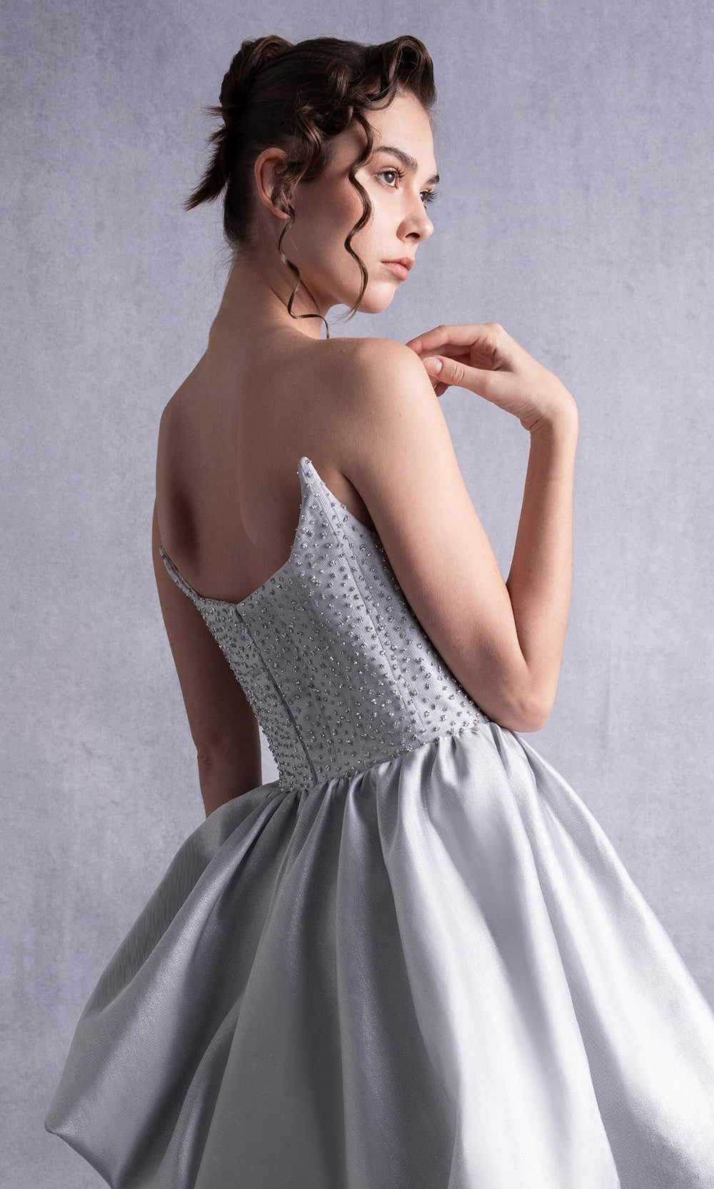 MNM Couture GOS2538 - Strapless Bubble A-Line Evening Dress Cocktail Dresses