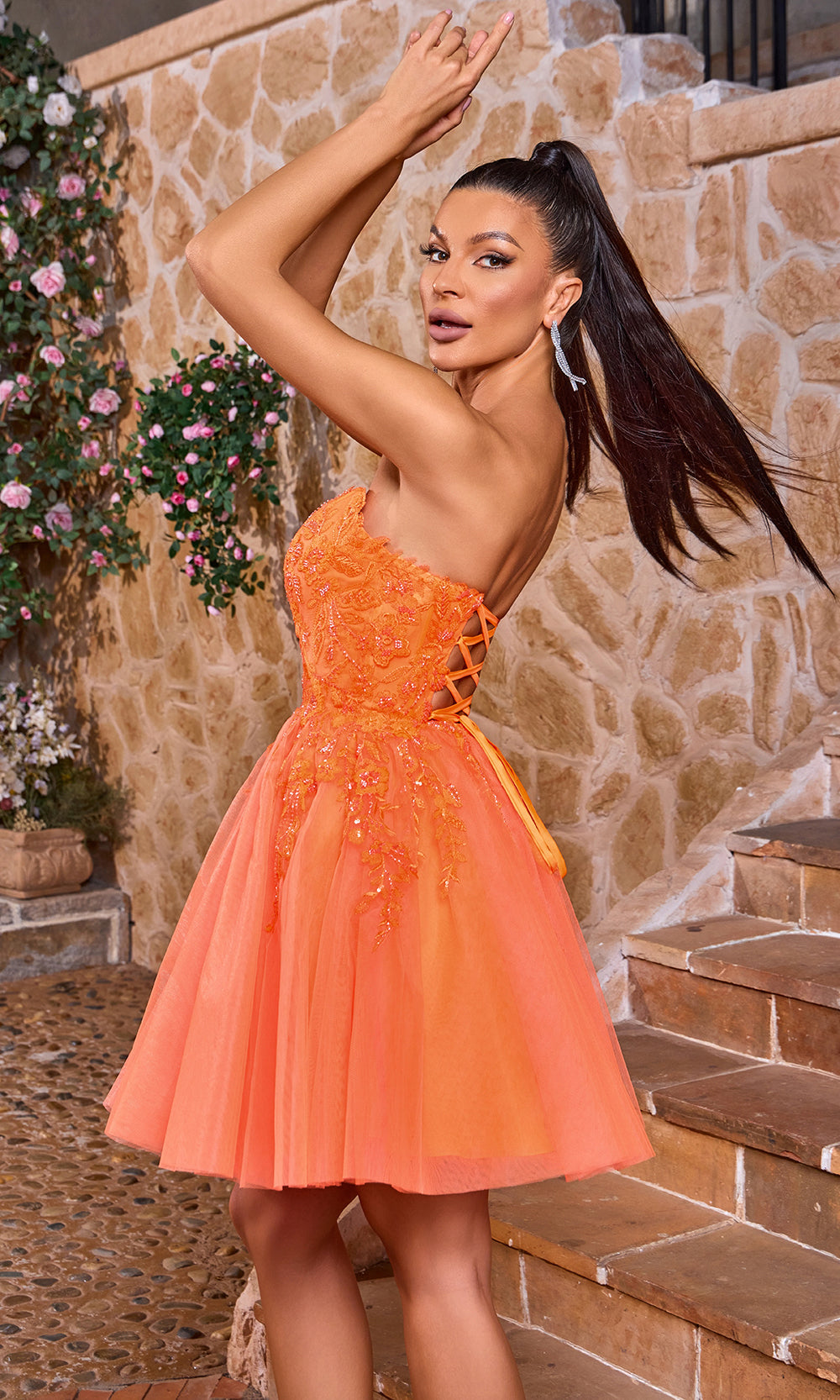 Alex Evenings 82351695 - Piping Trim Jacket Scoop Neckline Gown In Black