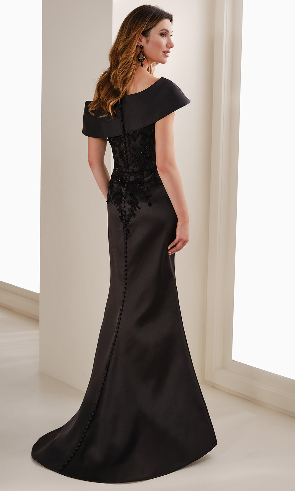 Montage by Mon Cheri M3111 - Lace Appliqued Mermaid Evening Gown Mother of the Bride Dresses