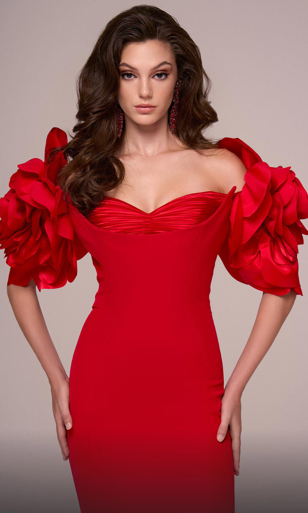 MNM Couture F02886 - Sweetheart Ruched Bust Evening Gown Mother of the Bride Dresses