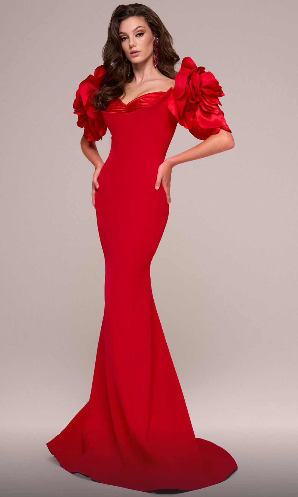 MNM Couture F02886 - Sweetheart Ruched Bust Evening Gown Mother of the Bride Dresses