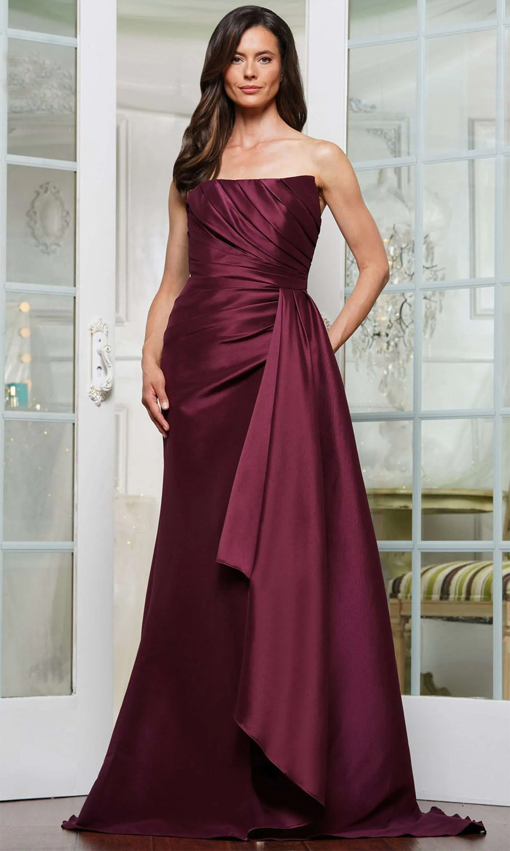 Marsoni by Colors MV1326 - Pleated Bodice Evening Dress Special Occasion Dress