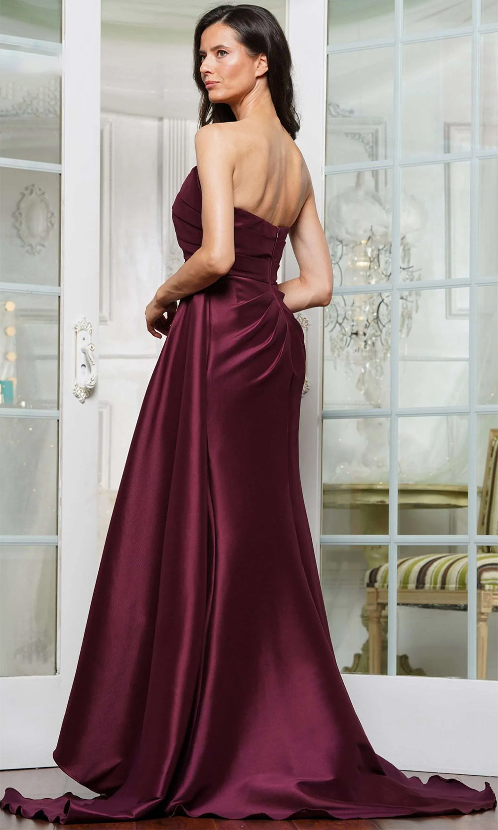 Marsoni by Colors MV1326 - Pleated Bodice Evening Dress Special Occasion Dress