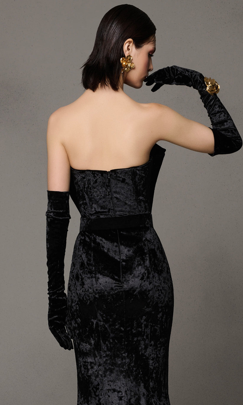 MNM Couture N0631 - Strapless Mermaid Gown with Matching Belt Evening Dresses