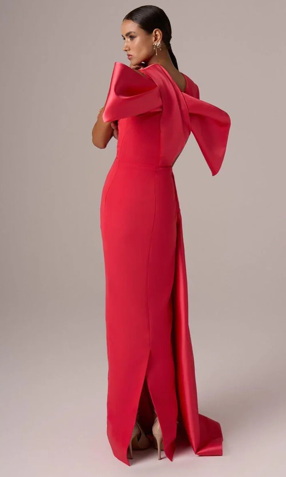 MNM Couture E0081 - Sleeveless Draped Long Gown Formal Gowns