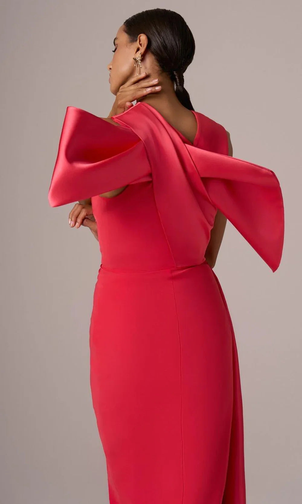 MNM Couture E0081 - Sleeveless Draped Long Gown Formal Gowns