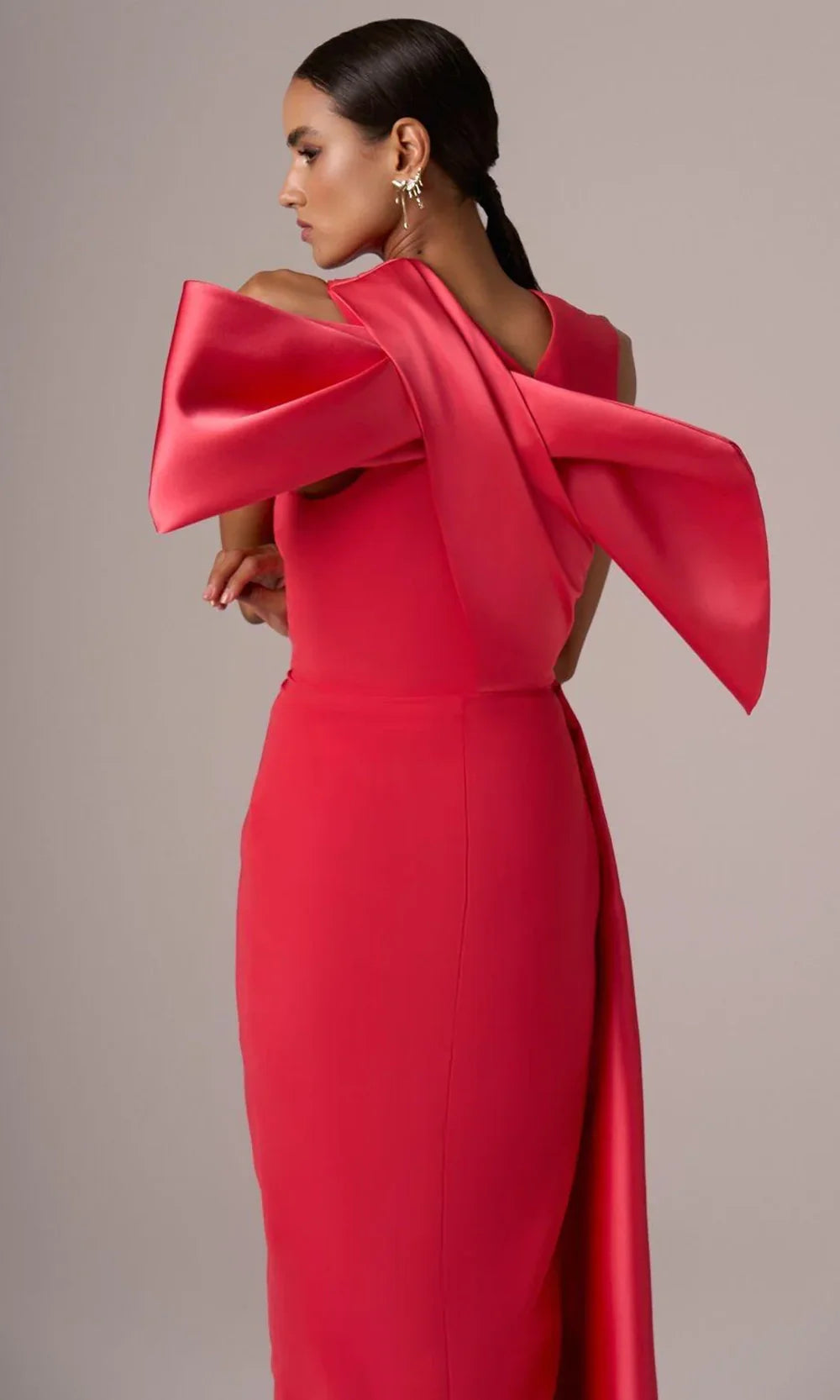 MNM Couture E0081 - Sleeveless Draped Long Gown Formal Gowns