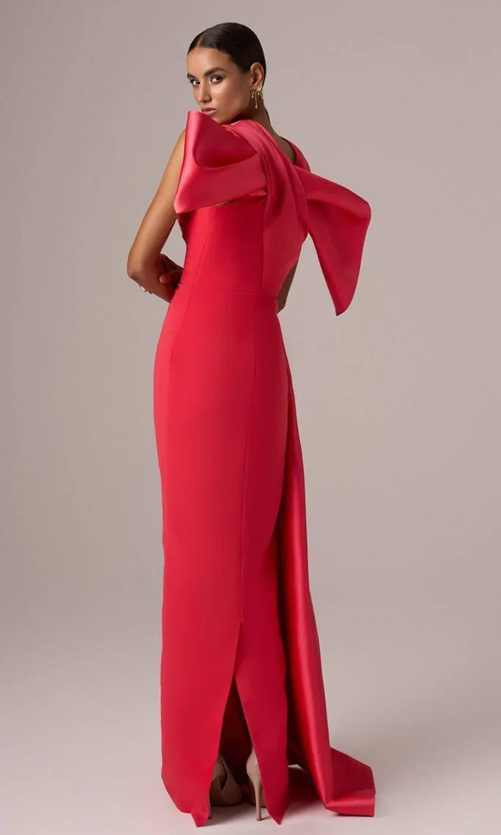 MNM Couture E0081 - Sleeveless Draped Long Gown Formal Gowns