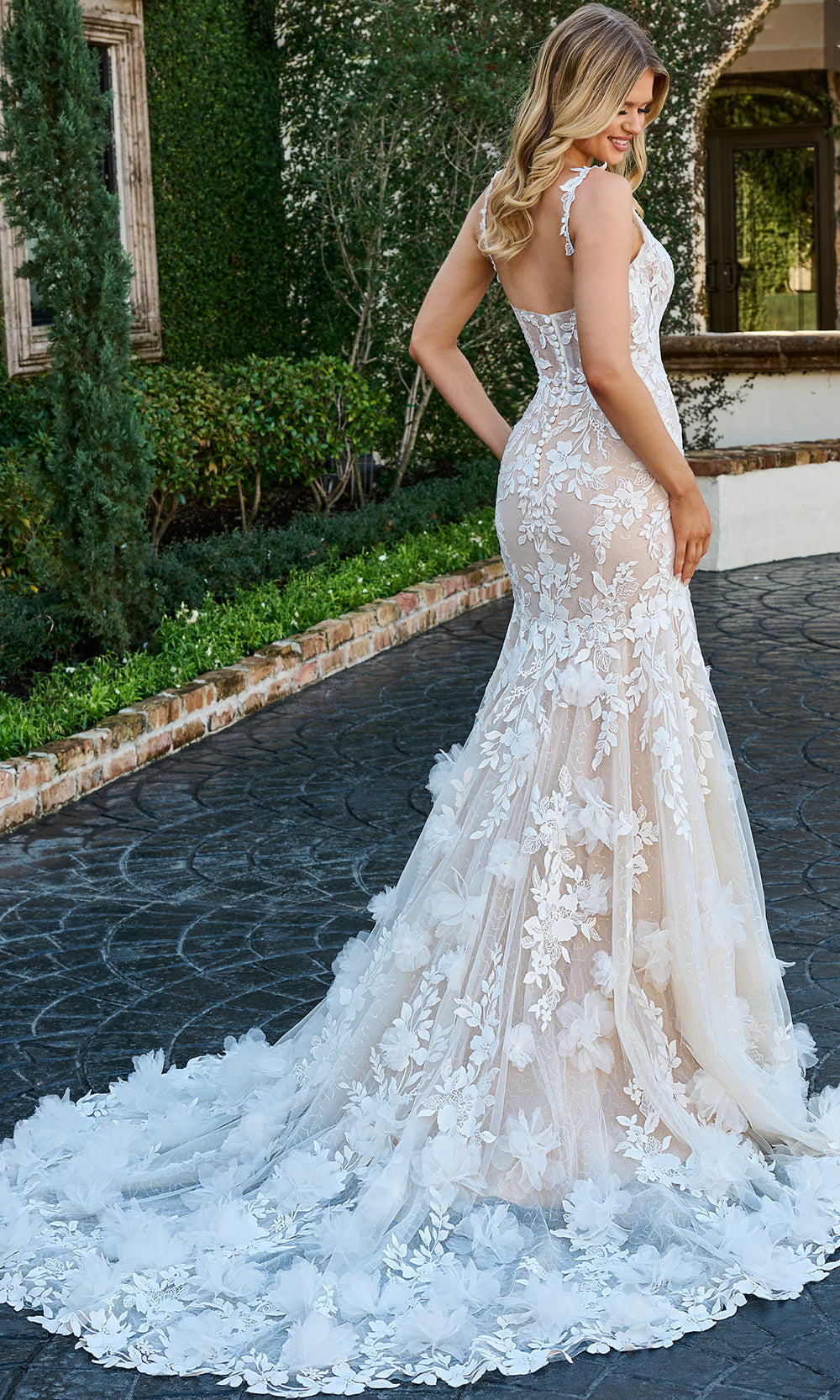 Rachel Allan RB5063 - Sleeveless Embroidered Bridal Gown Bridal Dresses
